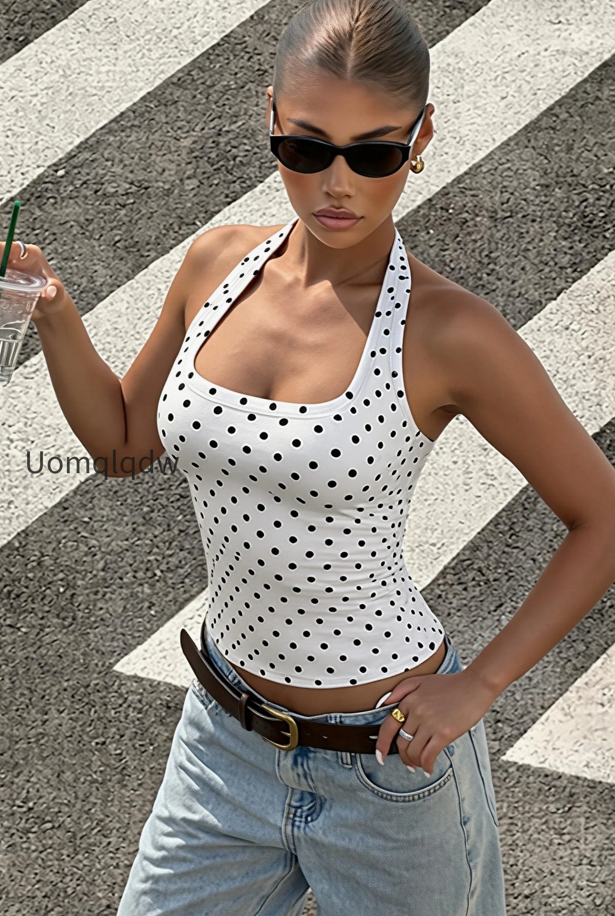 polka-dot-backless-halter-tank-top