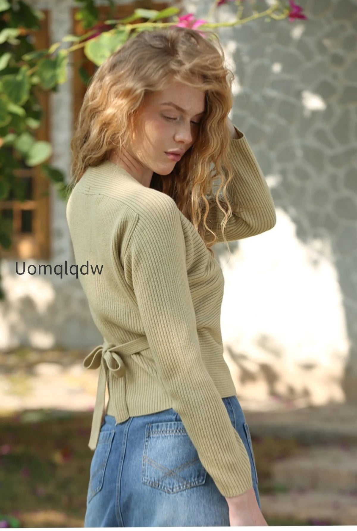 wrap-tie-front-v-neck-knit-top