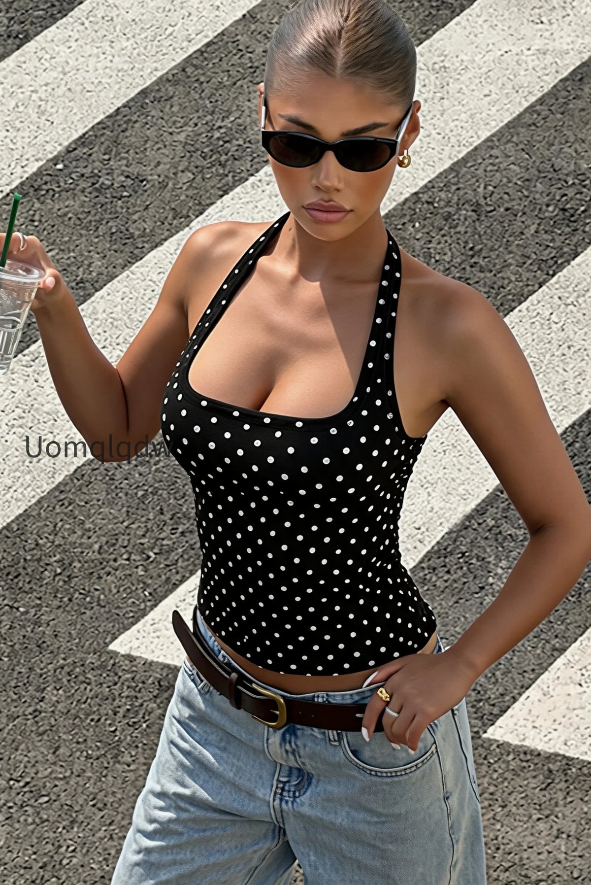 polka-dot-backless-halter-tank-top