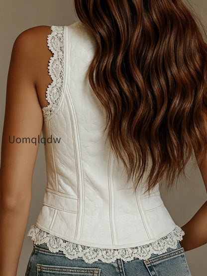 vintage-faux-leather-lace-vest
