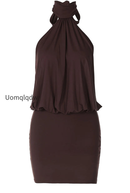 draped-halter-backless-mini-dress
