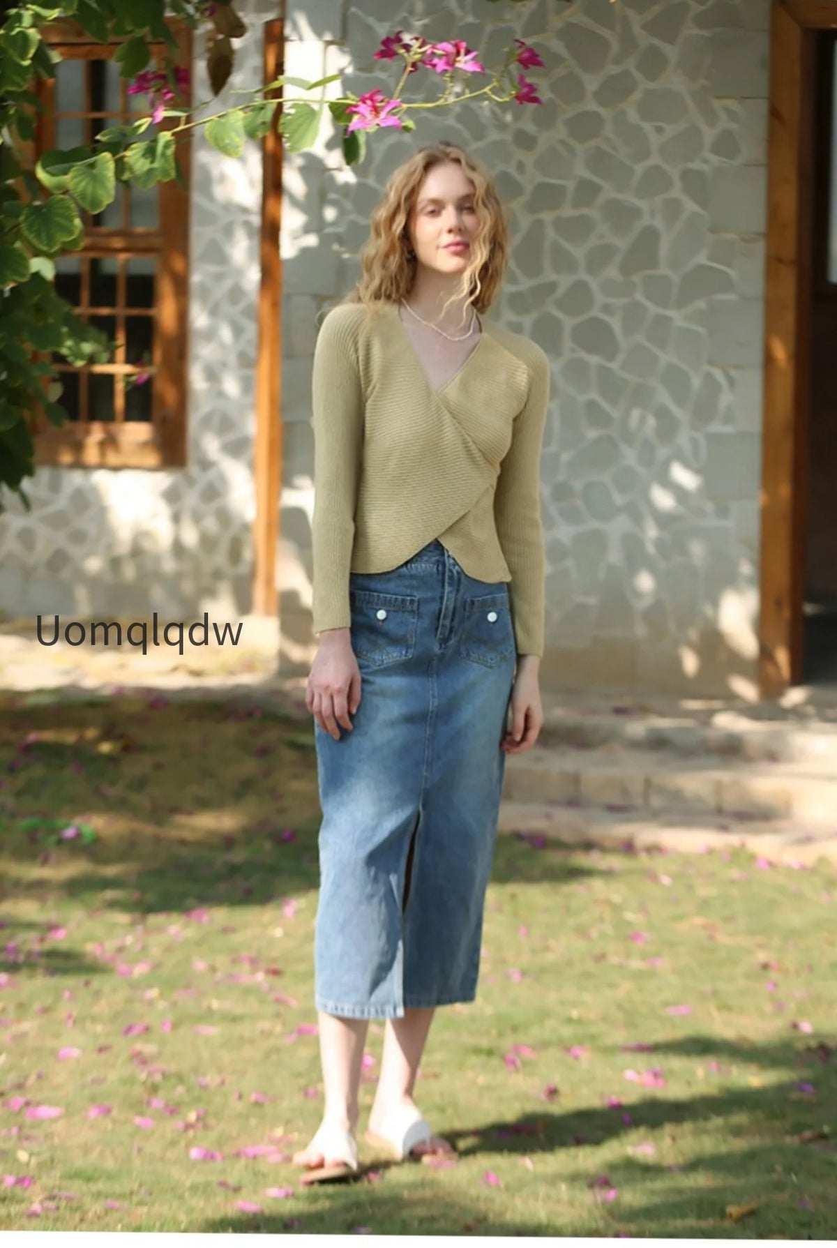 wrap-tie-front-v-neck-knit-top