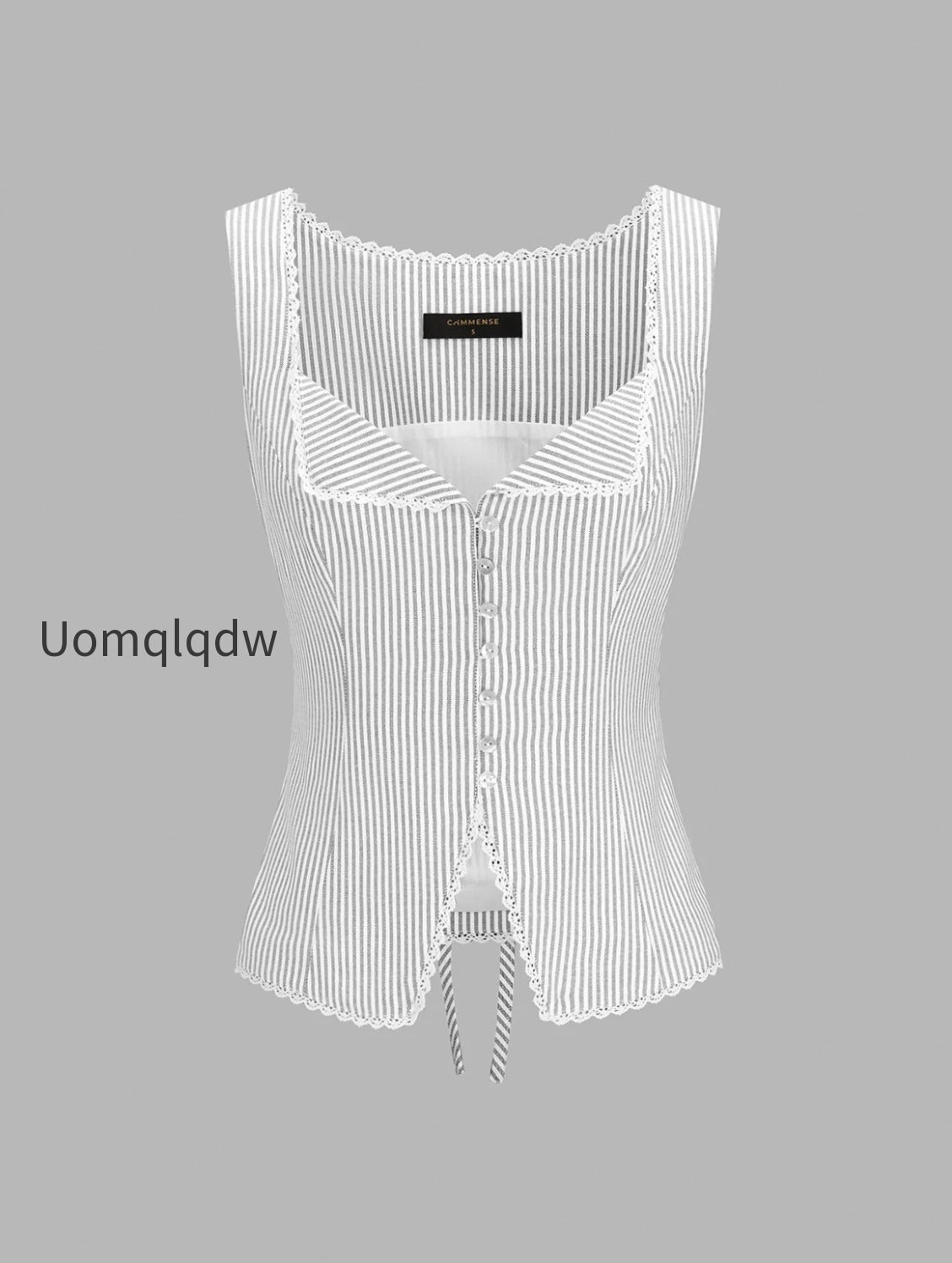 striped-lace-trim-button-front-tank-top