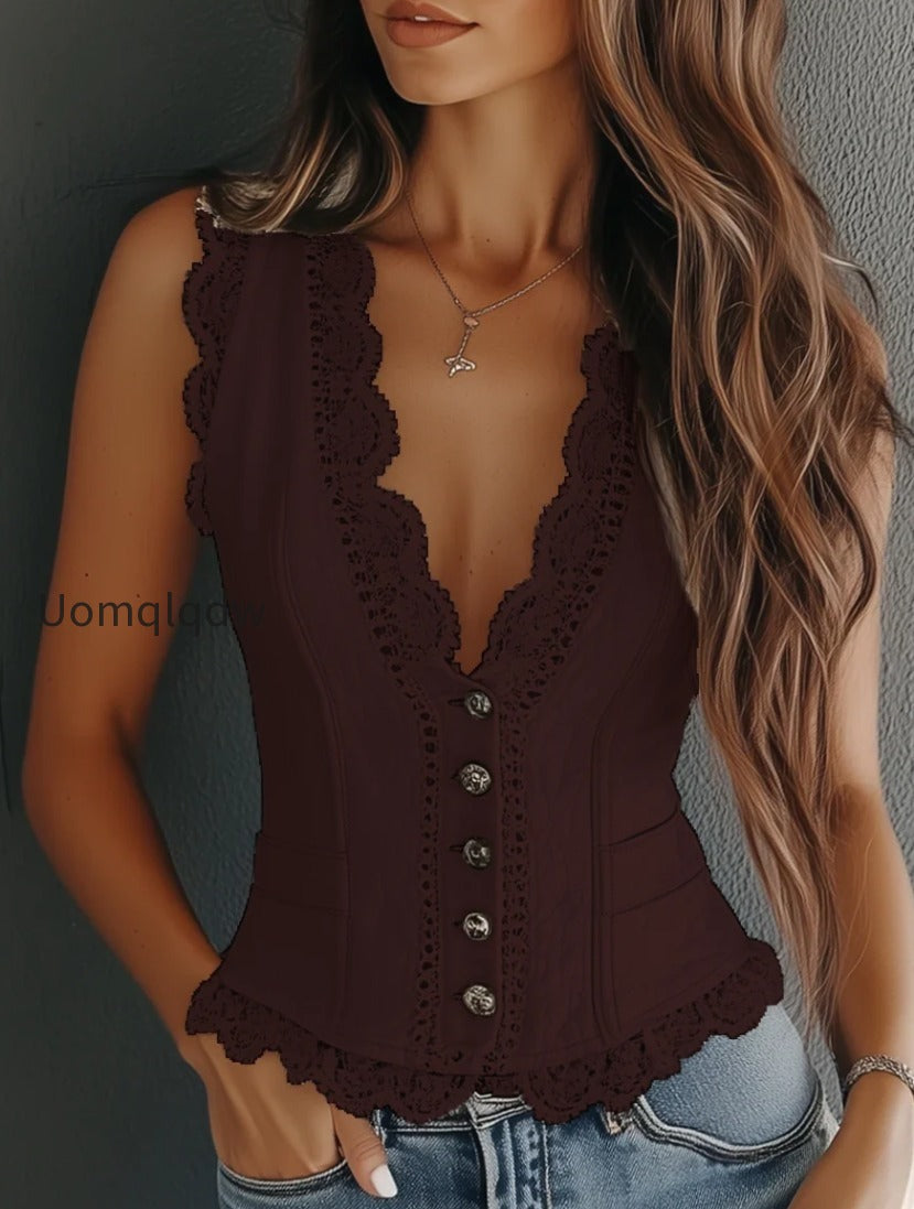 vintage-faux-leather-lace-vest